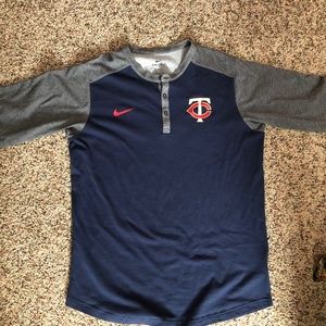 Minnesota Twins 3/4 Sleeve Henley